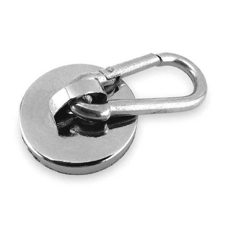 Magnetic Base, Carabiner Hook, 45 Lb. MPN:3DXY2
