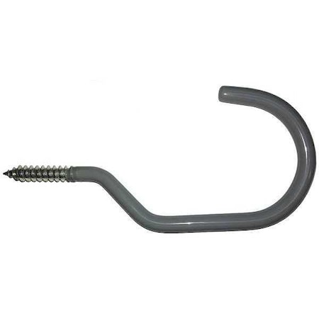 Bike Hook, Gray, Steel, 2 5/8 in D MPN:49GV54