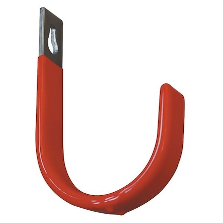 Steel Hook, Orange Vinyl Coated, 5-1/2 In. L MPN:4ERV7