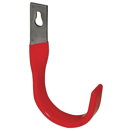 Steel Hook, Orange Vinyl Coated, 6 7/8 In L MPN:4ERW1