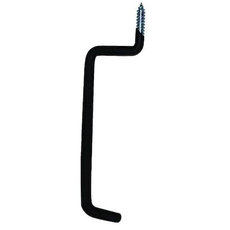Screw In Hook, Black Vinyl Coated MPN:4ERY1