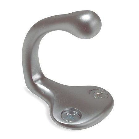 Coat and Garment Hook, Brass, 1-1/8 In MPN:4JH12