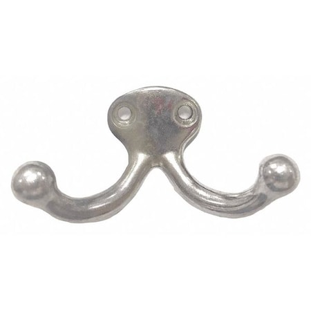 Coat and Garment Hook, 2 Ends, 1-1/2 In MPN:4JH13