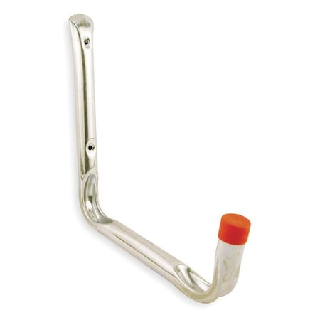 Storage Hook, Silver, Steel, 10 13/16 in D MPN:4PB78