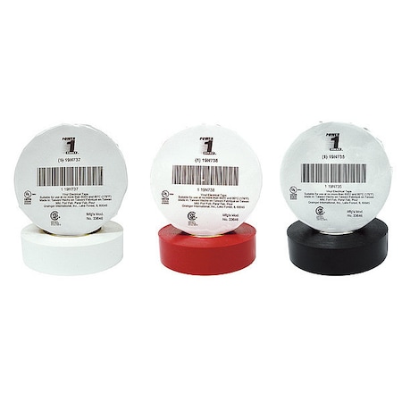 ElectricalTape, Vinyl, 22ydL, 3/4inW MPN:7DX33