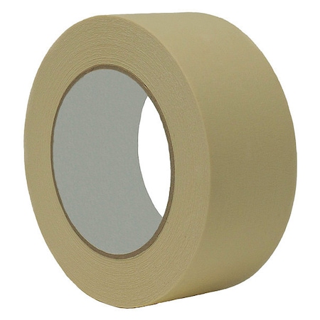 Masking Tape, 1/2 in W x 60 yd L, 5 mil Thick, Tan, Rubber Adhesive MPN:TC083-0.5