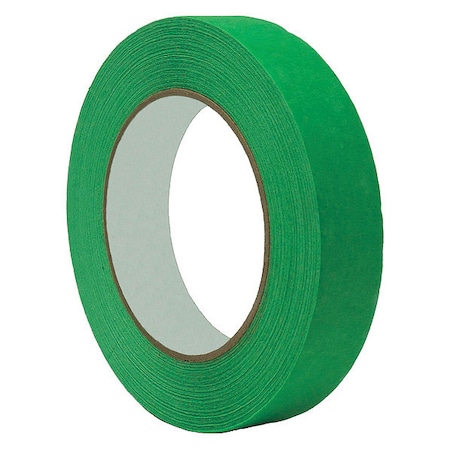 Painter's Tape, 1 in W x 60 yd L, 5.5 mil Thick, Green, Rubber Adhesive MPN:TC150-1
