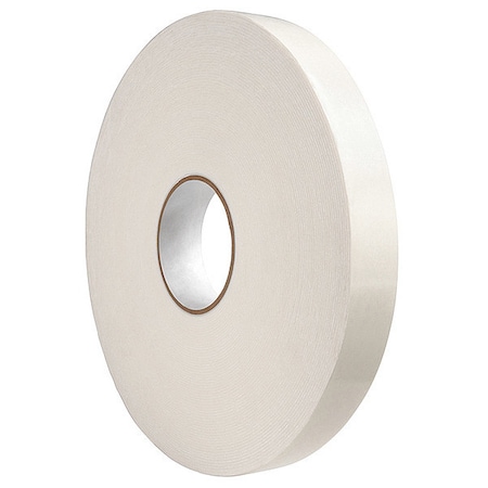 Double-Sided Foam Tape, 3/4 in W, 36 yd L, 1/16 in, Polyethylene Foam, Double-Sided MPN:TC442-0.75