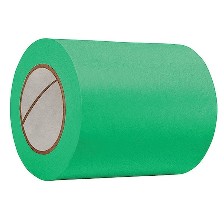 Masking Tape, 1/4 in W x 60 yd L, 4.8 mil Thick, Green, Rubber Adhesive, 144 PK MPN:TC602-0.25