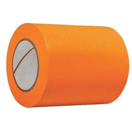 Masking Tape, 1 in W x 60 yd L, 4.8 mil Thick, Orange, Rubber Adhesive, 36 PK MPN:TC602-1