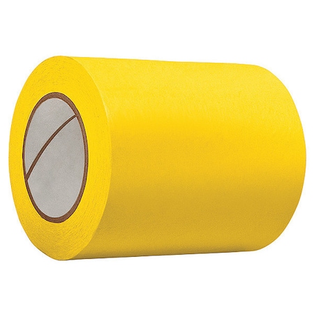 Masking Tape, 1 in W x 60 yd L, 4.9 mil Thick, Yellow, Rubber Adhesive, 36 PK MPN:TC602-1