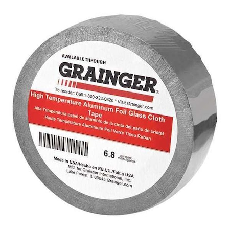 FoilTape, Aluminum, Silver, 36ydL, 3inW, PK16 MPN:TC955