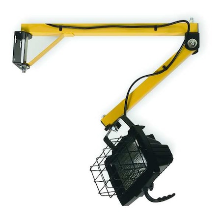 Dock Light, Quartz Halogen, 500W, 40 In Arm (Formerly LumaPro) MPN:5AY53