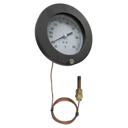 Analog Panel Mt Thermometer, 30 to 180F MPN:12U645