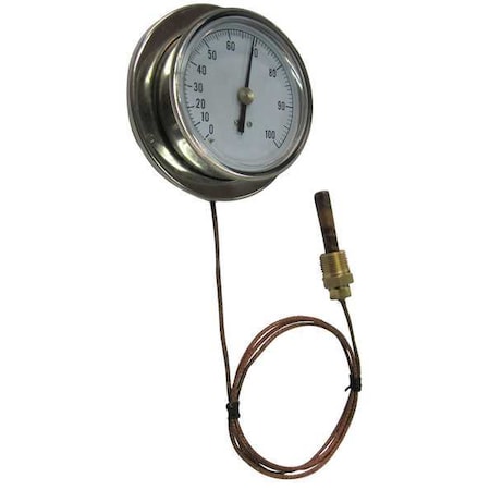 Analog Panel Mt Thermometer, 30 to 240F MPN:13G230