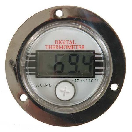 Digital Panel Mount, NTC, -40 to 120, Height: 2 in MPN:1EPF3