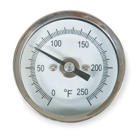Bimetal Thermom, 2 In Dial, 0 to 250F MPN:1NFX6