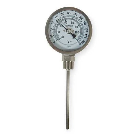 Bimetal Thermom, 3 In Dial, 0 to 250F MPN:1NGB3