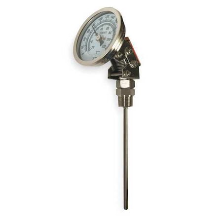 Bimetal Thermom, 5 In Dial, 0 to 250F MPN:1NGC1