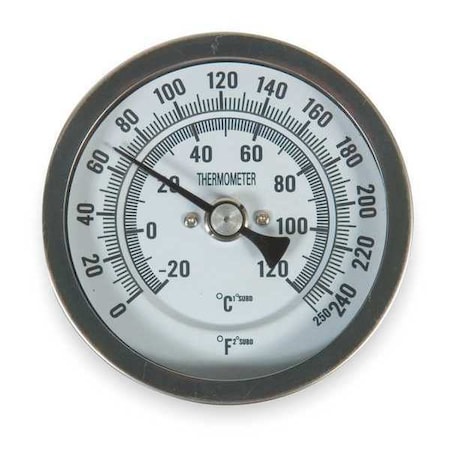 Bimetal Thermom, 5 In Dial, 0 to 250F MPN:1NGE2