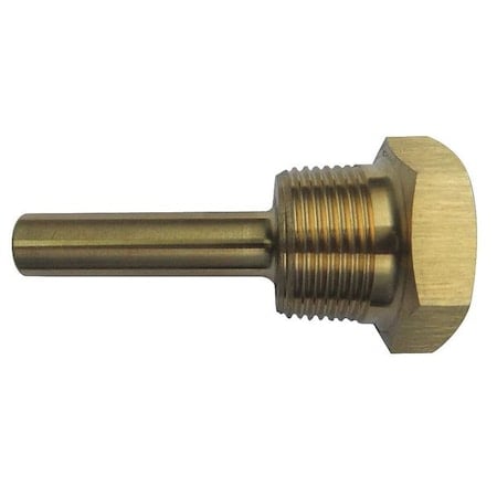 Thermowell, NPSM, Brass, Male MPN:24C469