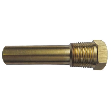 Thermowell, UNF, Brass, Male MPN:24C480