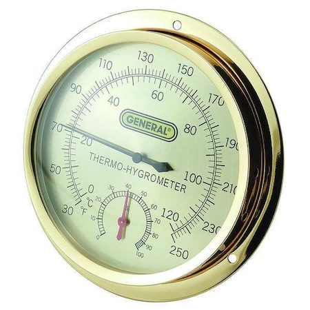 Analog Thermometer, 30 to 250 Degree F MPN:49T438