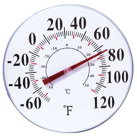 Analog Thermometer, -60 to 120 Degree F MPN:49T439