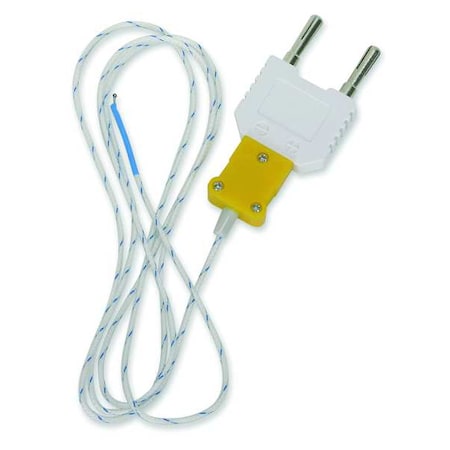 Temperature Probe, Mini Plug, Type K MPN:4JPL6