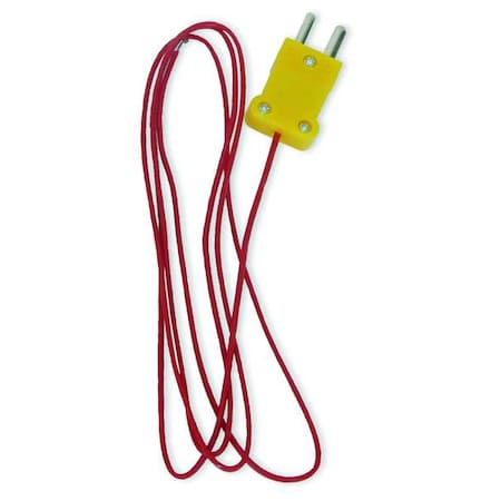Temperature Probe, Mini Plug, Type K MPN:4JPL8