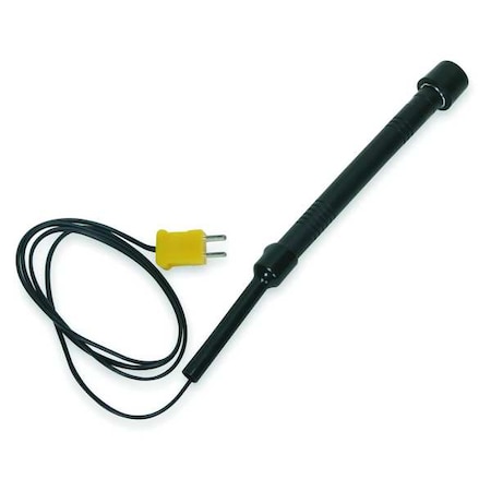 Temperature Probe, Mini Plug, Type K MPN:4JPL9
