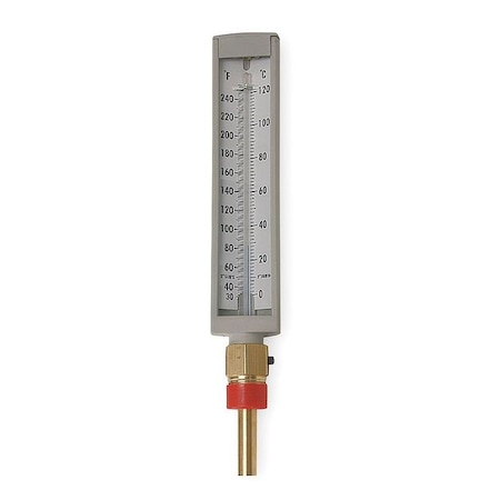 Compact Thermometer, 30 to 240 F, Lower MPN:4PRU1