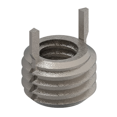 Key Locking Thread Insert, Thin Wall, 2 Keys, No. 8-32 Int Thrd Sz, 1/4