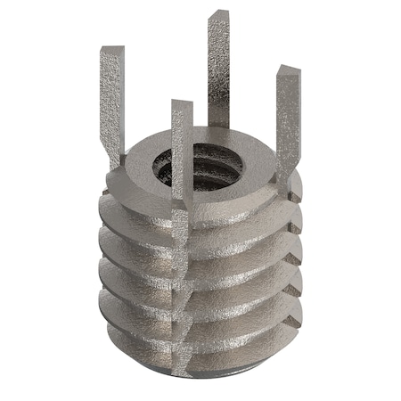 Key Locking Thread Insert, Heavy Wall, 4 Keys, No. 8-32 Int Thrd Sz, 5/16