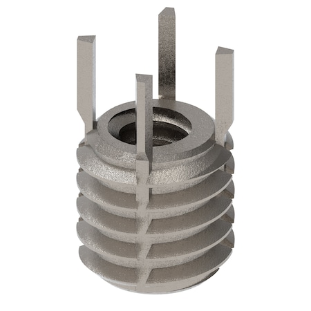 Key Locking Thread Insert, Thin Wall, 4 Keys, No. 10-24 Int Thrd Sz, 5/16