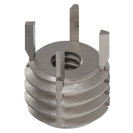 Key Locking Thread Insert, Heavy Wall, 4 Keys, No 10-24 Int Thrd Sz, 7/16