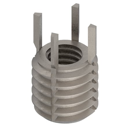 Key Locking Thread Insert, Thin Wall, 4 Keys, M5-0.80 Int Thrd Sz, M8-1.25 Ext Thrd Sz, 10 PK MPN:217-076351