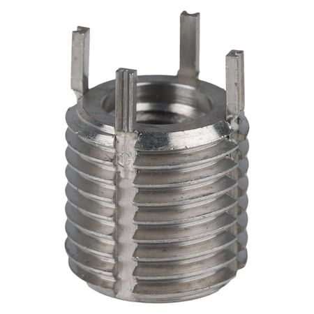Key Locking Insert, Heavy Wall, 4 Keys, M8x1.25 Int Thrd Sz, M14x1.5 Ext Thrd Sz, Stainless Steel MPN:217-076366