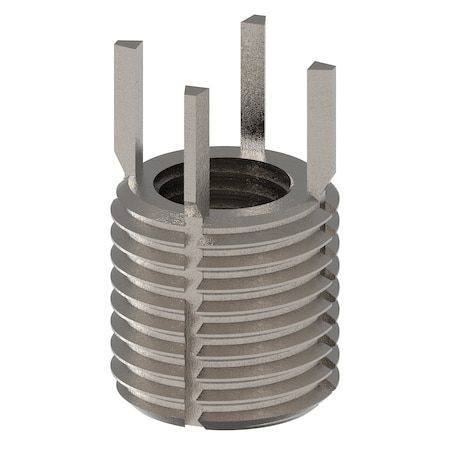 Key Locking Thread Insert, Thin Wall, 4 Keys, M8-1.00 Int Thrd Sz, M12-1.25 Ext Thrd Sz, 10 PK MPN:217-076553