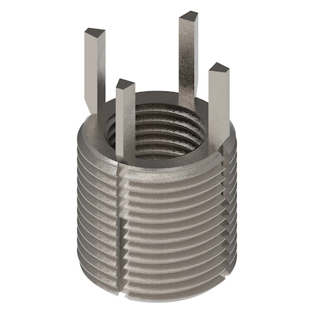 Key Locking Thread Insert, Heavy Wall, 4 Keys, M14-1.50 Int Thrd Sz, M20-1.50 Ext Thrd Sz, 10 PK MPN:217-076570