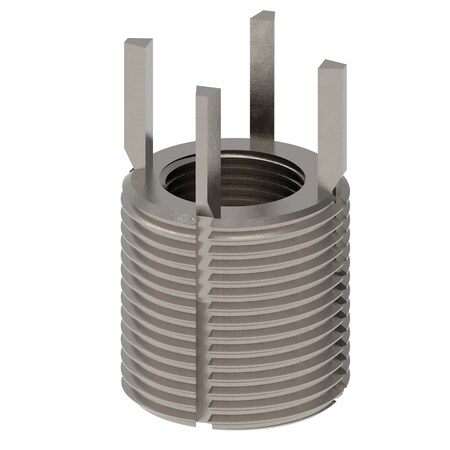 Key Locking Thread Insert, Heavy Wall, 4 Keys, M20-1.50 Int Thrd Sz, M30-2.00 Ext Thrd Sz, 10 PK MPN:217-076573