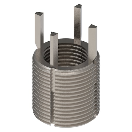 Key Locking Thread Insert, Heavy Wall, 4 Keys, M24-2.00 Int Thrd Sz, M33-2.00 Ext Thrd Sz, 10 PK MPN:217-076575