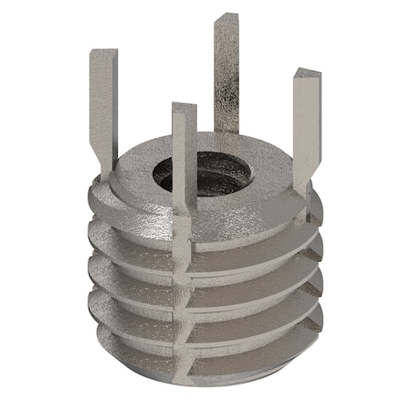 Key Locking Thread Insert, Heavy Wall, 4 Keys, No. 10-24 Int Thrd Sz, 3/8