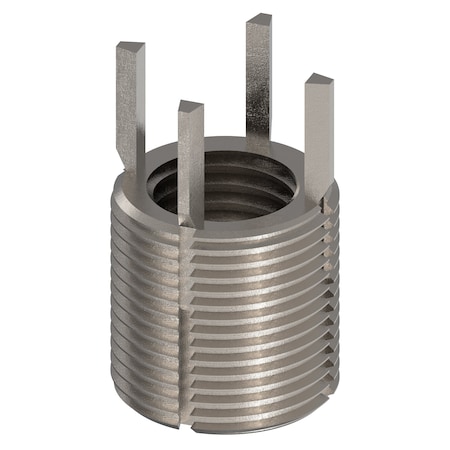 Key Locking Thread Insert, Heavy Wall, 4 Keys, M16-2.00 Int Thrd Sz, M22-1.50 Ext Thrd Sz, 10 PK MPN:217-077371