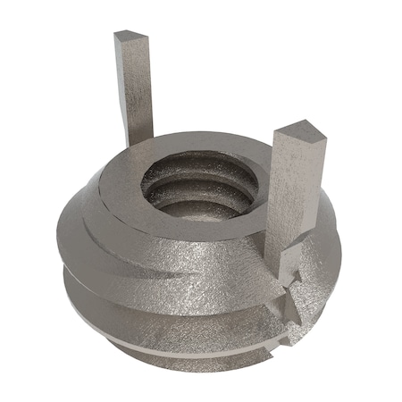 Key Locking Thread Insert, Thin Wall, 2 Keys, M2-0.40 Int Thrd Sz, M4-0.70 Ext Thrd Sz, 10 PK MPN:217-077382