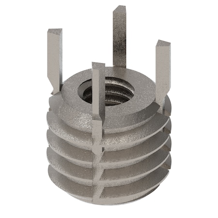 Key Locking Thread Insert, Heavy Wall, 4 Keys, No. 10-32 Int Thrd Sz, 3/8