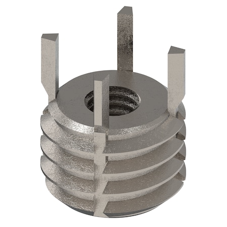 Key Locking Thread Insert, Extra Heavy Wall, 4 Keys, 10-32 Int Thrd Sz, 7/16