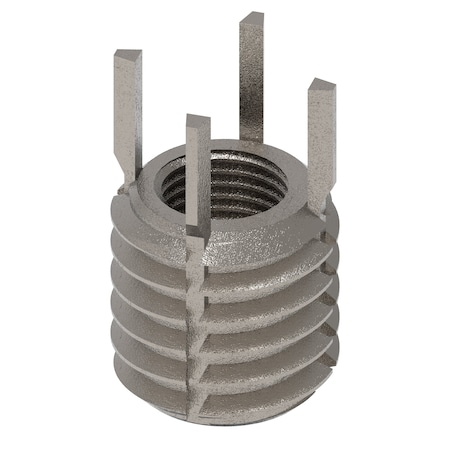 Key Locking Thread Insert, Thin Wall, 4 Keys, M5-0.50 Int Thrd Sz, M8-1.25 Ext Thrd Sz, 10 PK MPN:217-077551