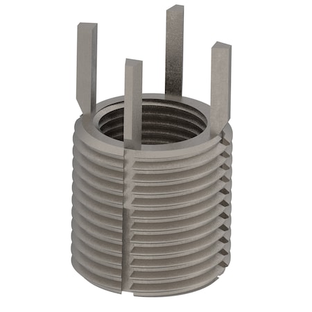 Key Locking Thread Insert, Heavy Wall, 4 Keys, M18-1.50 Int Thrd Sz, M24-2.00 Ext Thrd Sz, 10 PK MPN:217-077572
