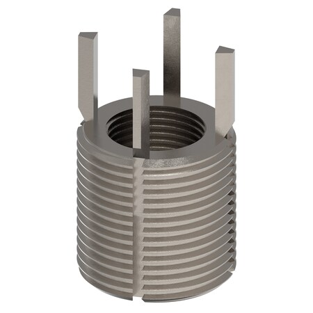 Key Locking Thread Insert, Heavy Wall, 4 Keys, M20-1.50 Int Thrd Sz, M30-2.00 Ext Thrd Sz, 10 PK MPN:217-077573